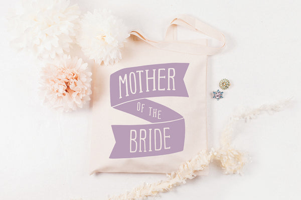 Mother of the Bride' Canvas Tote Bag