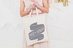 Maid of Honour' Canvas Tote Bag