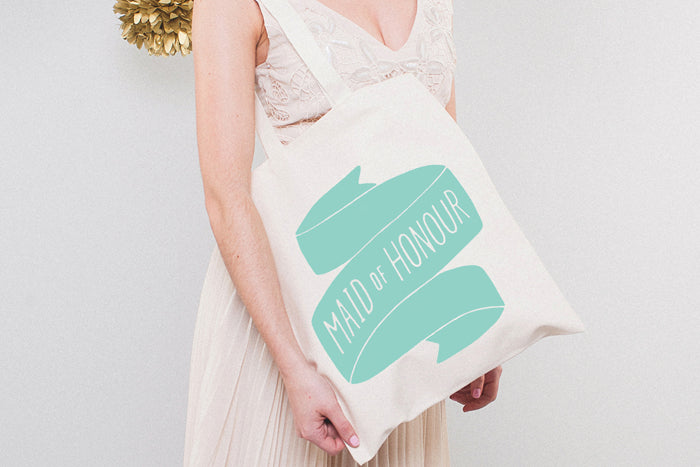Maid of Honour' Canvas Tote Bag