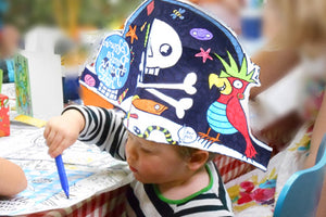 Colour In & Cut Out Pirate Hat