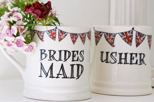 Handmade Wedding Party Mugs